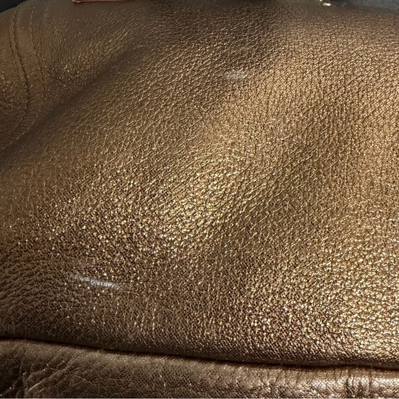 Kate Spade New York Metallic Bronze Leather Satchel - Picture 11 of 15